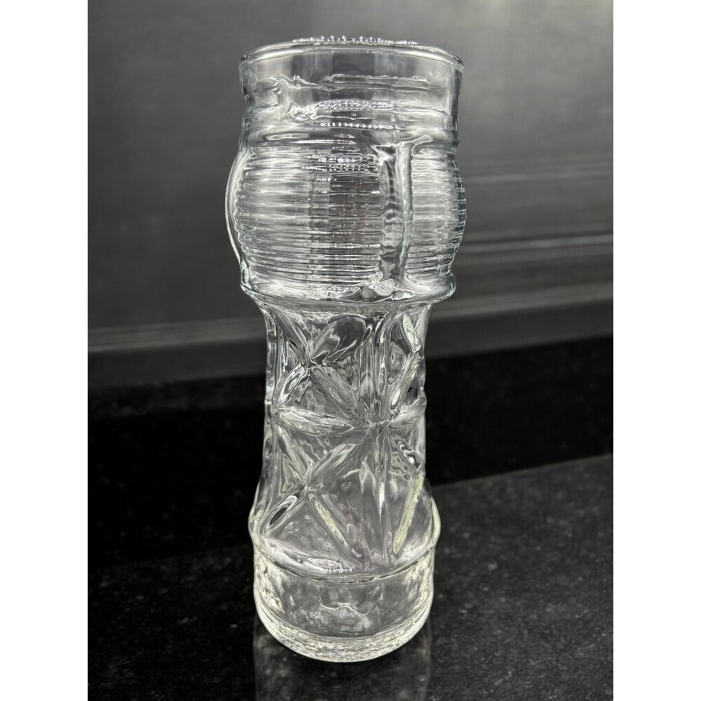 Vintage Red Lobster "X" 7.5" Drinking Glass Lighthouse 1980's